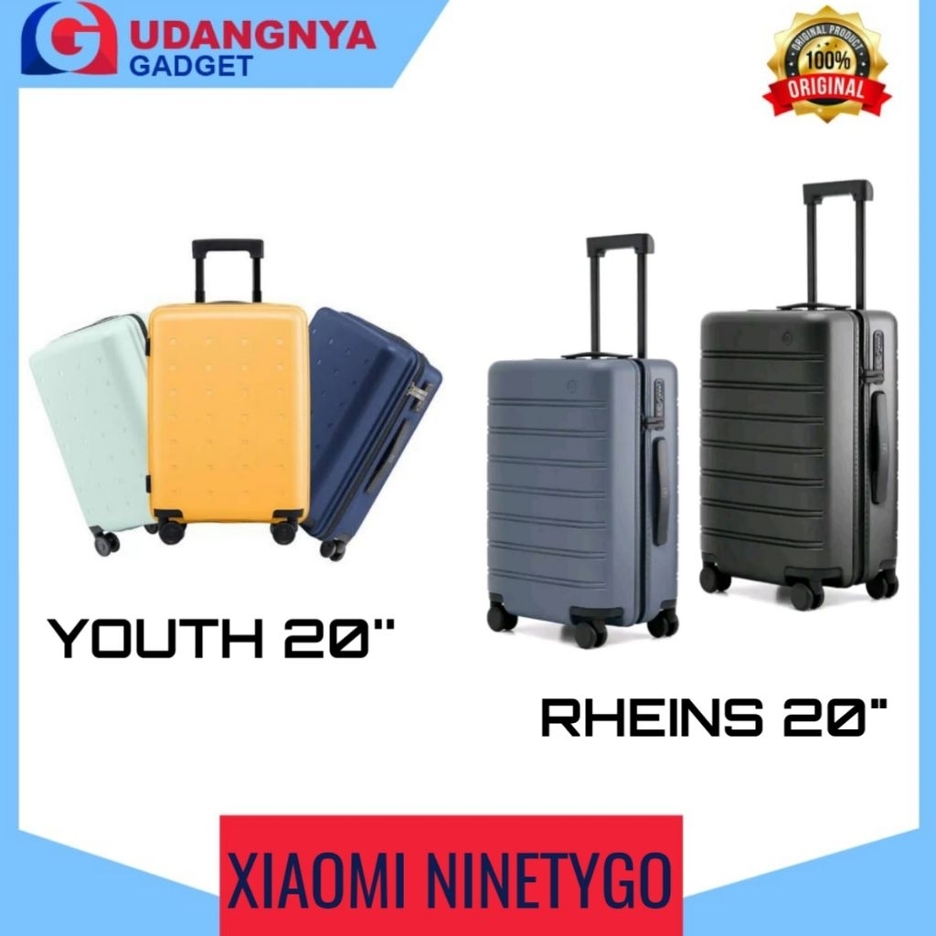XIAOMI Ninetygo Koper 20 inch Luggage Business Travel Suitcase Kabin