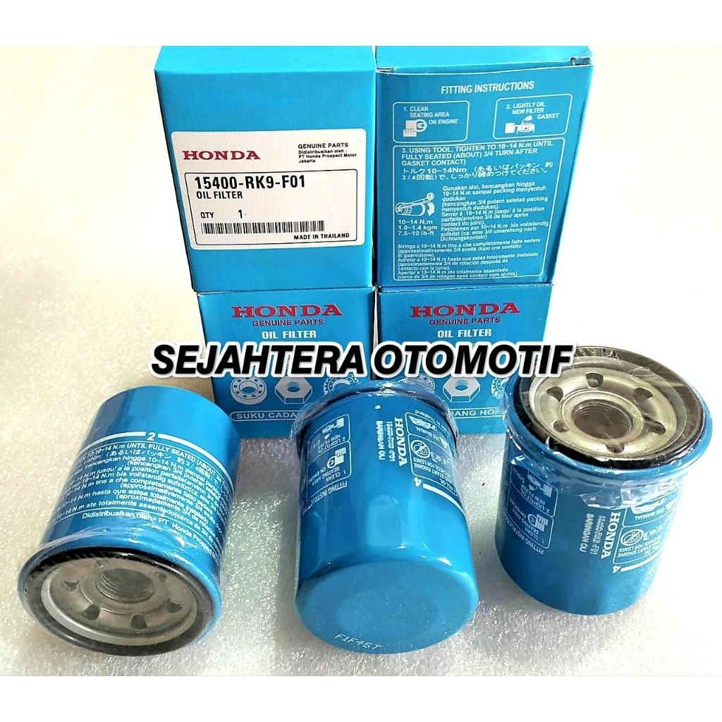 FILTER OLI MESIN CRV/JAZZ/BRIO/MOBILIO ORIGINAL HONDA