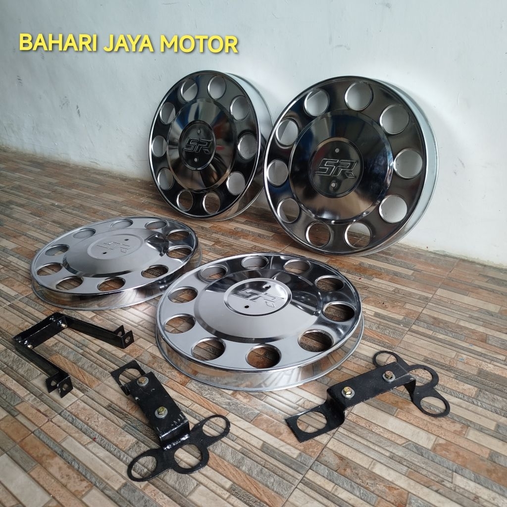 Wheeldop truck ring 16 Dyna,Canter,Dutro,Elf,Ragasa asli SR paket depan+belakang