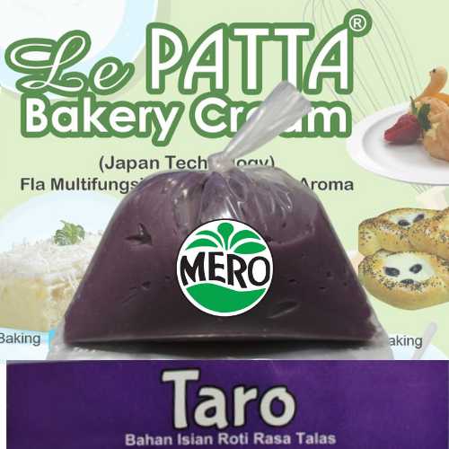 Mero Lepatta Bakery Cream Taro Pengisi dan Hiasan Kue Rasa Talas curah / repack
