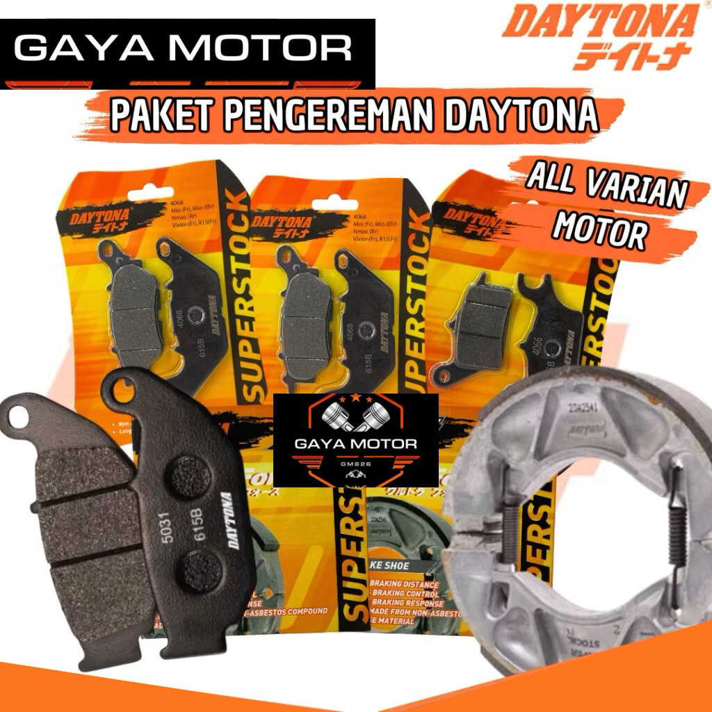 BRAKE PADS DAYTONA KAMPAS REM DEPAN DAYTONA MIO SPORTY MIO SMILE MIO J VIXION XEON RC BYSON R15