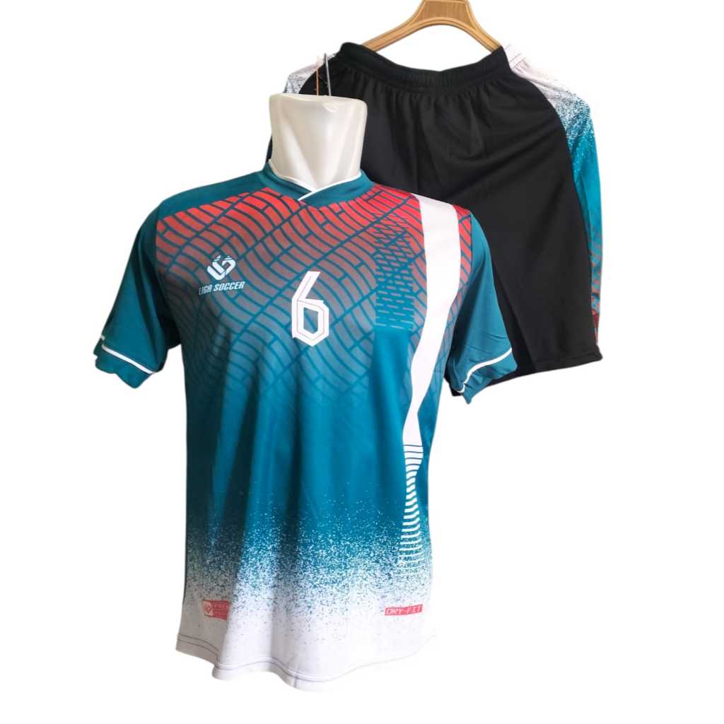 Jersey Bola Dewasa isi 18pcs /Baju Bola Lusinan Printing LIGA SOCCER