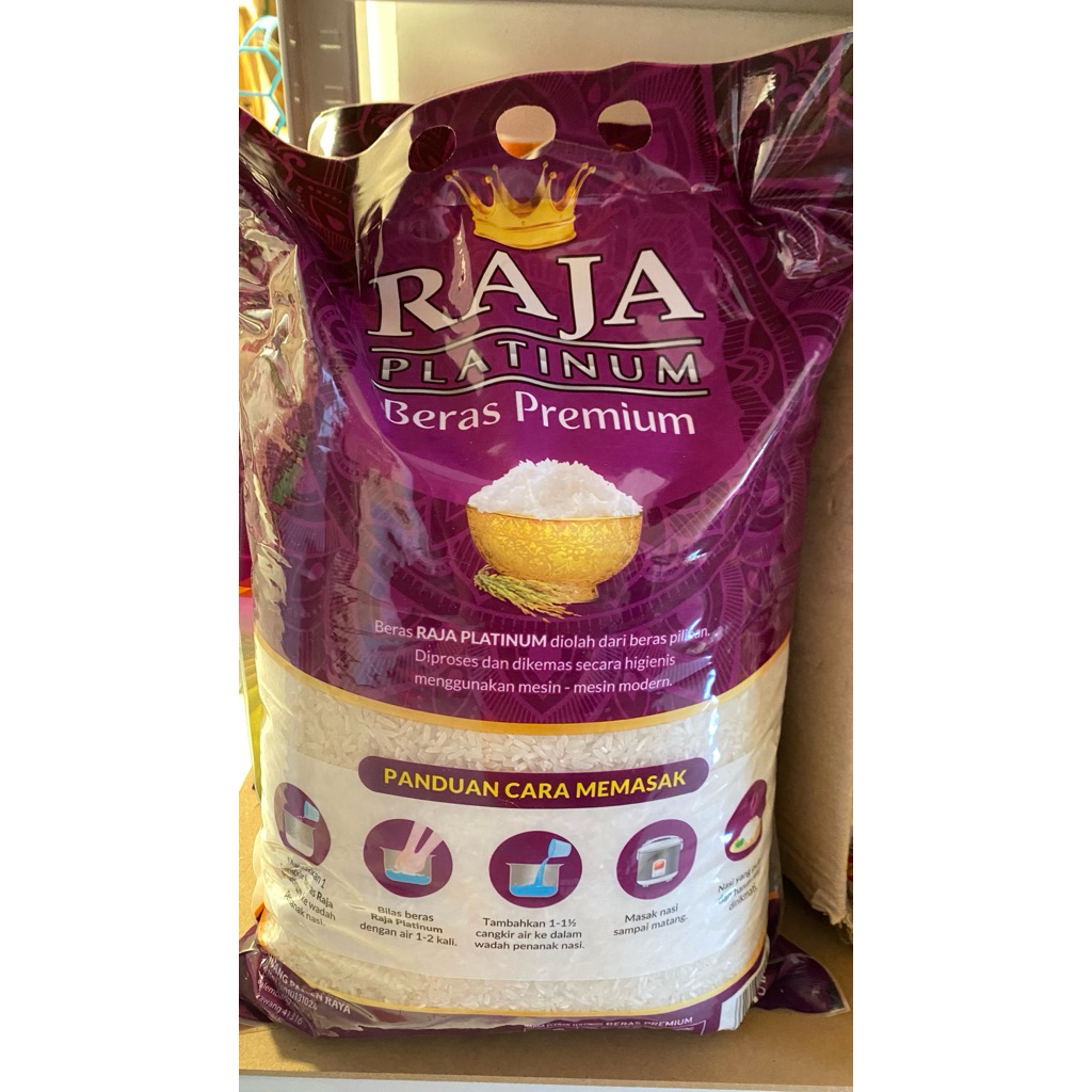 Beras raja platinum 5kg