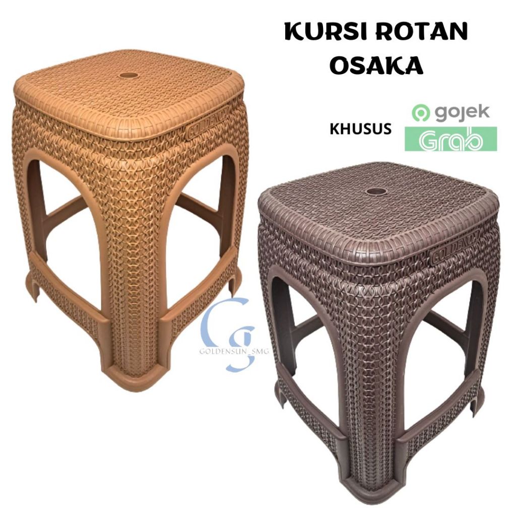 Kursi Bakso Plastik / Kursi Bakso Rotan / Kursi Plastik Premium