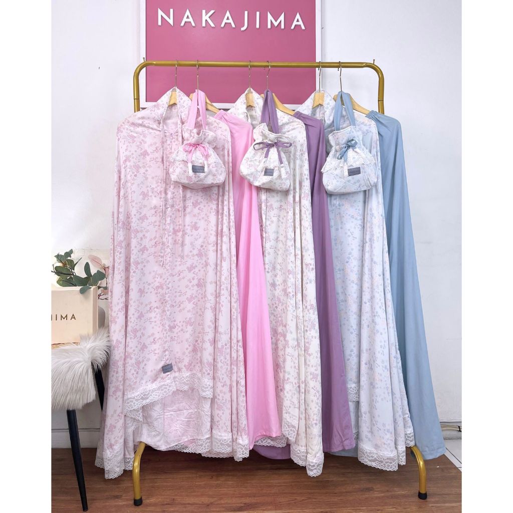 Nakajima- Mukena Katun Rayon Yuji Series | Daily Prayer Set