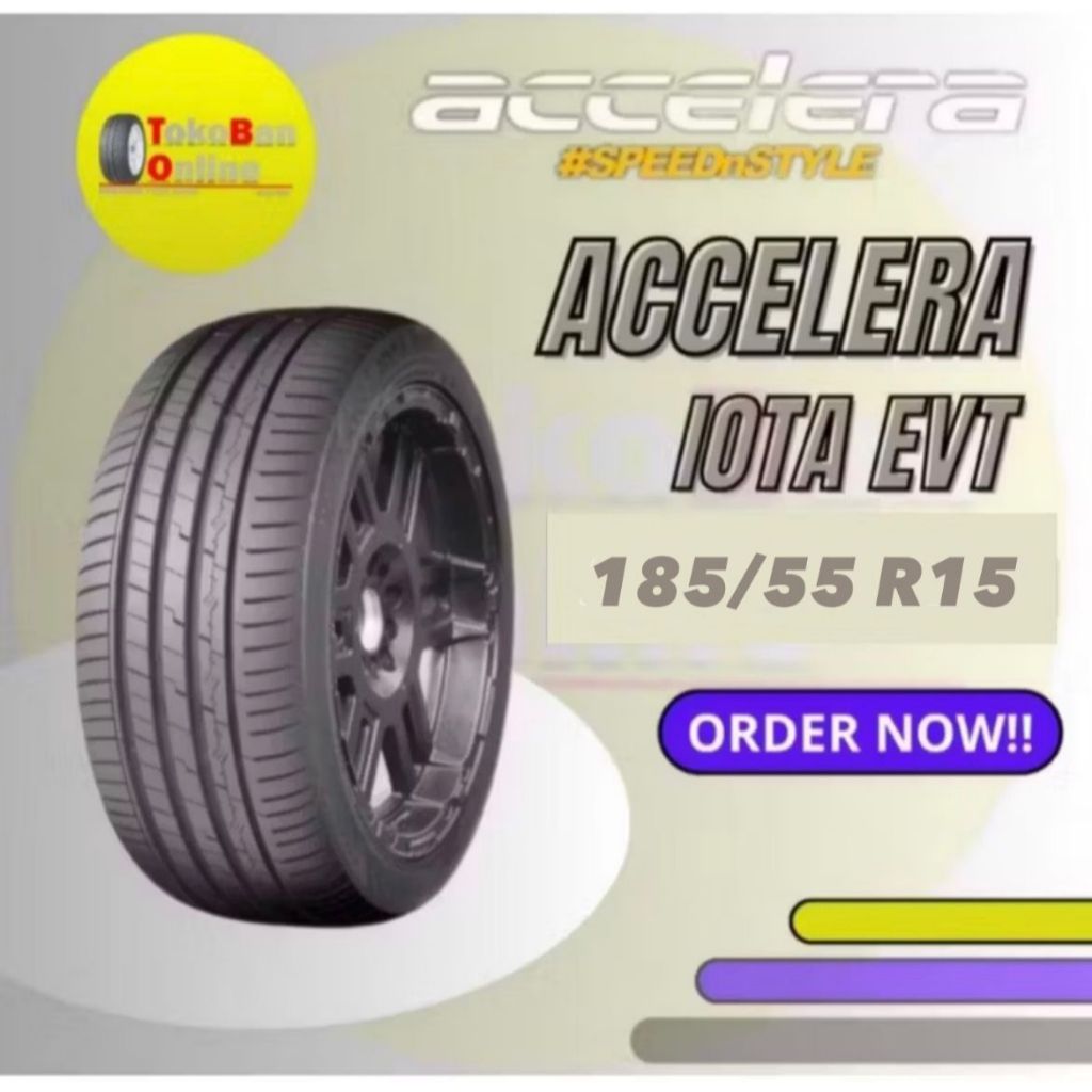 Ban Accelera 185/55R15 185/55-15 185/55/15 18555R15 18555 185/55 R15 R 15 IOTA EVT