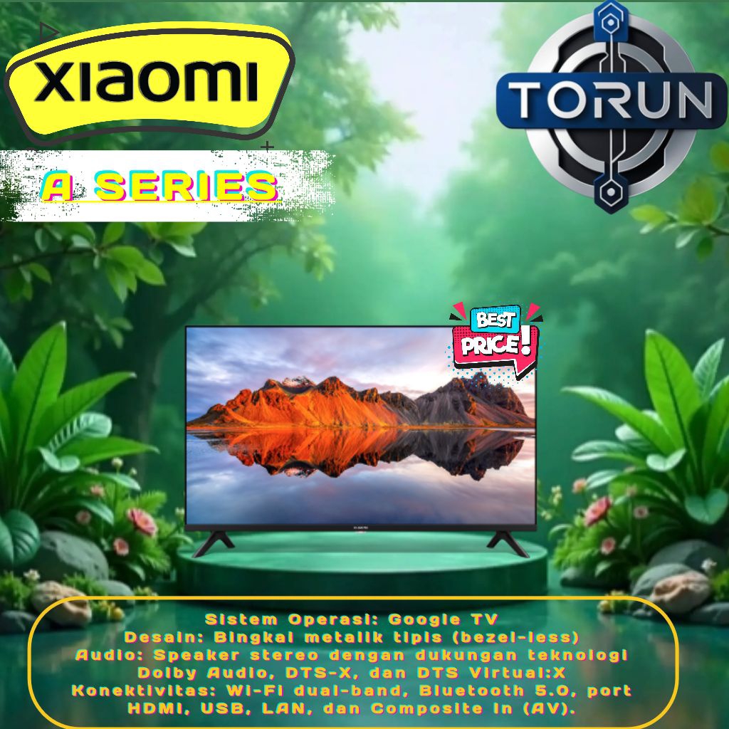 XIAOMI GOOGLE TV Xiaomi A 32 Inch mi A2 Smart tv 32" digital Xiaomi TV A / MI A 32