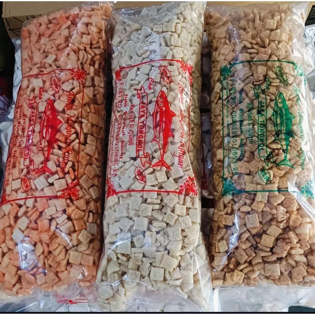 1KG Krupuk Rambak Tahu 3 Rasa | Krupuk Rambak Tahun 1 ball