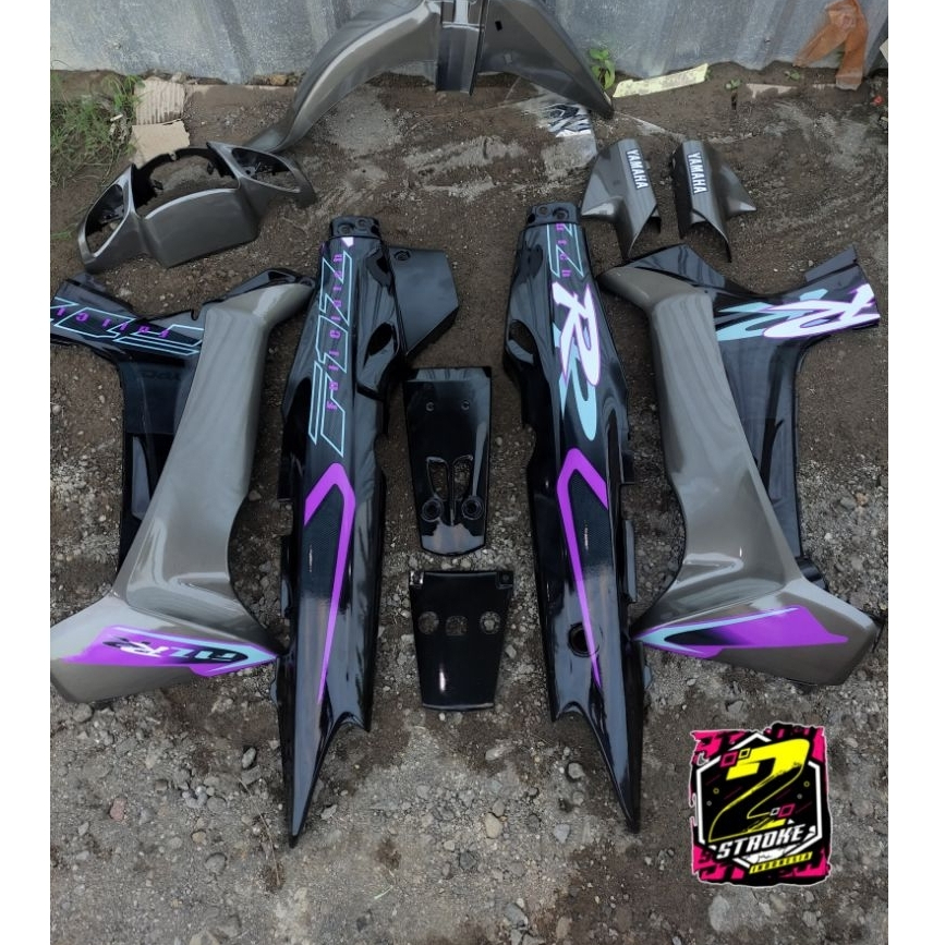 Stiker Striping List lis Bodi Body Yamaha FizR Fiz R Fisr Fis R Full Clutch Custom Maxdecal Warna Hi