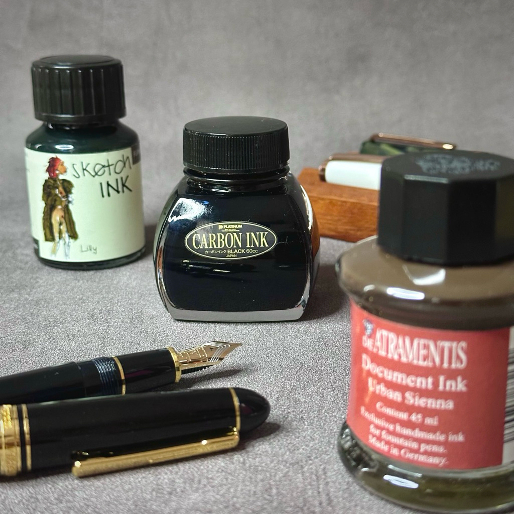 Platinum | De Atramentis | Diamine | Rohrer Klingner Permanent Ink Sample Tinta Fountain Pen 5ml Wat