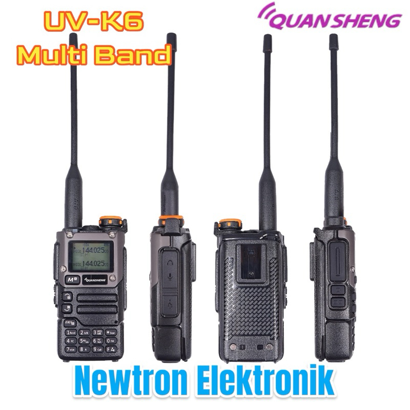 HT Quansheng UV-K6 Multiband VHF UHF Walkie Talkie UVK6 UV-K5(8) Multi Air Band