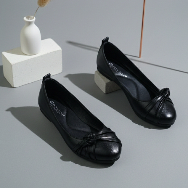 GRAVICI -Sepatu Flat Shoes Wanita Sepatu Kerja Wanita  AS-13 Slip-On Perempuan Korean Style