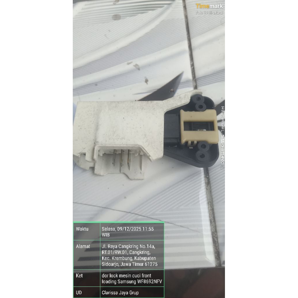 dorlock mesin cuci front loading Samsung WF8692NFV