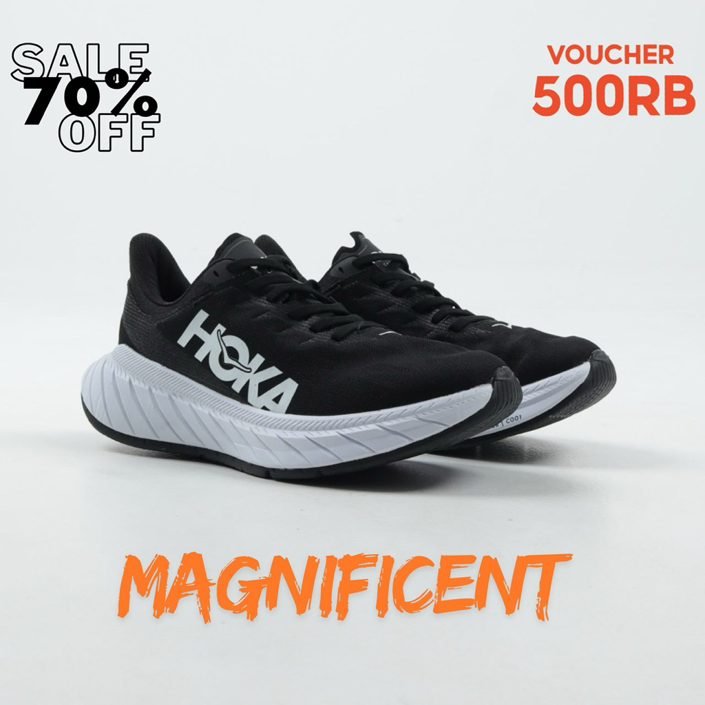 Hoka One One Carbon X2 Black White