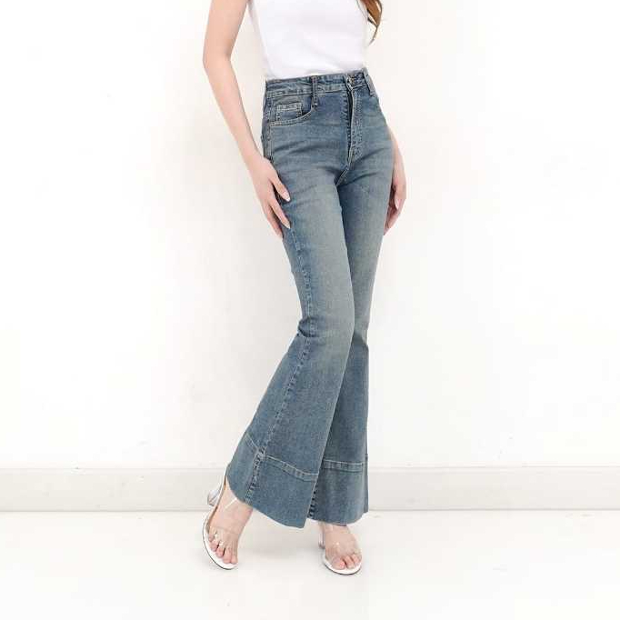 trinitas jeans stretch highwaist flare ASHRIEL
