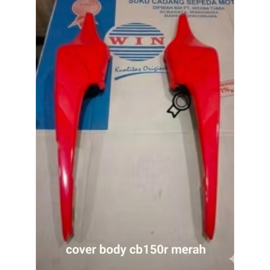 WIN Cover tutup bodi Body belakang MERAH Honda CB150R - CB 150R lama OLD - CB 150 R Street Fire 2012