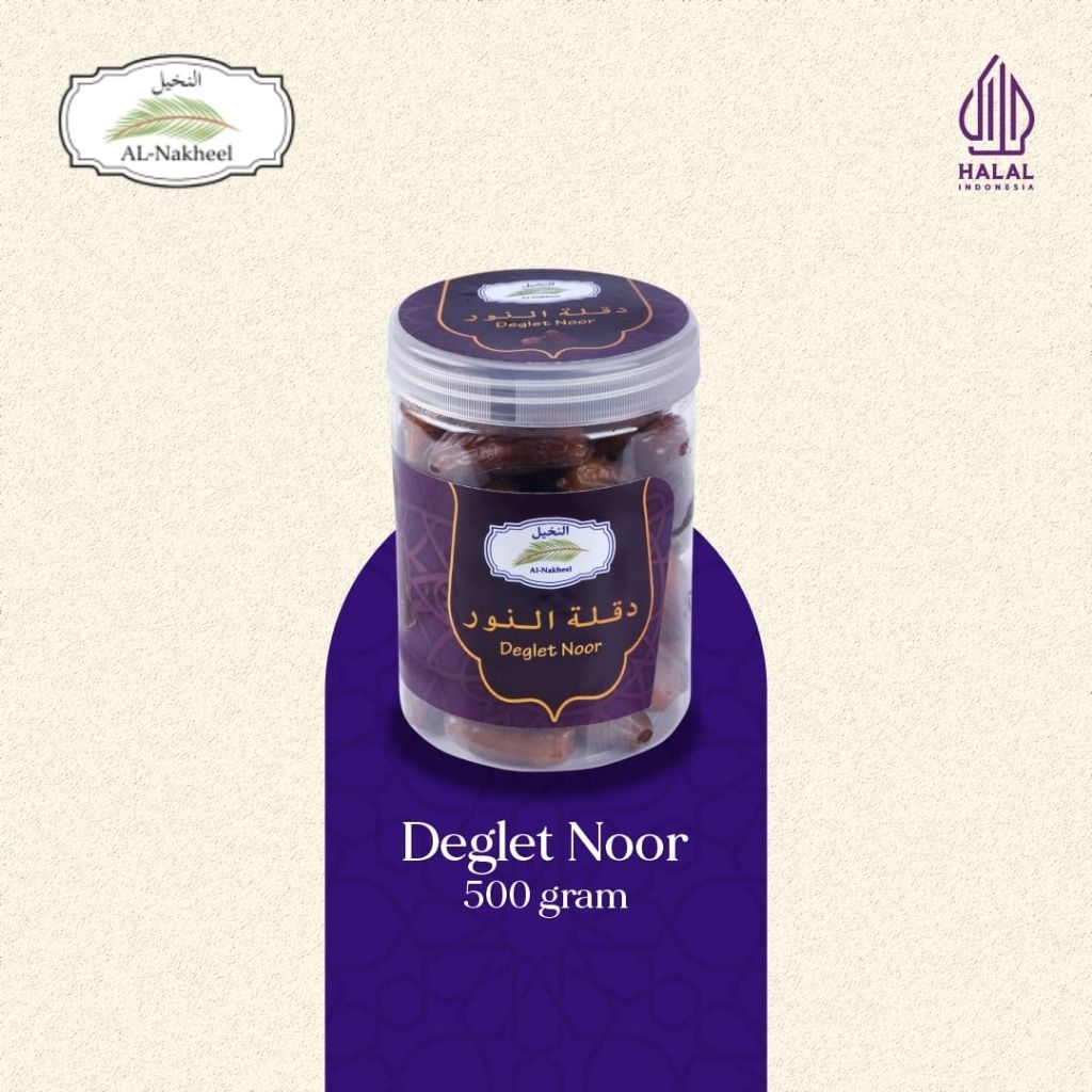 KURMA DEGLET NOOR AL-NAKHEEL • Kemasan premium
