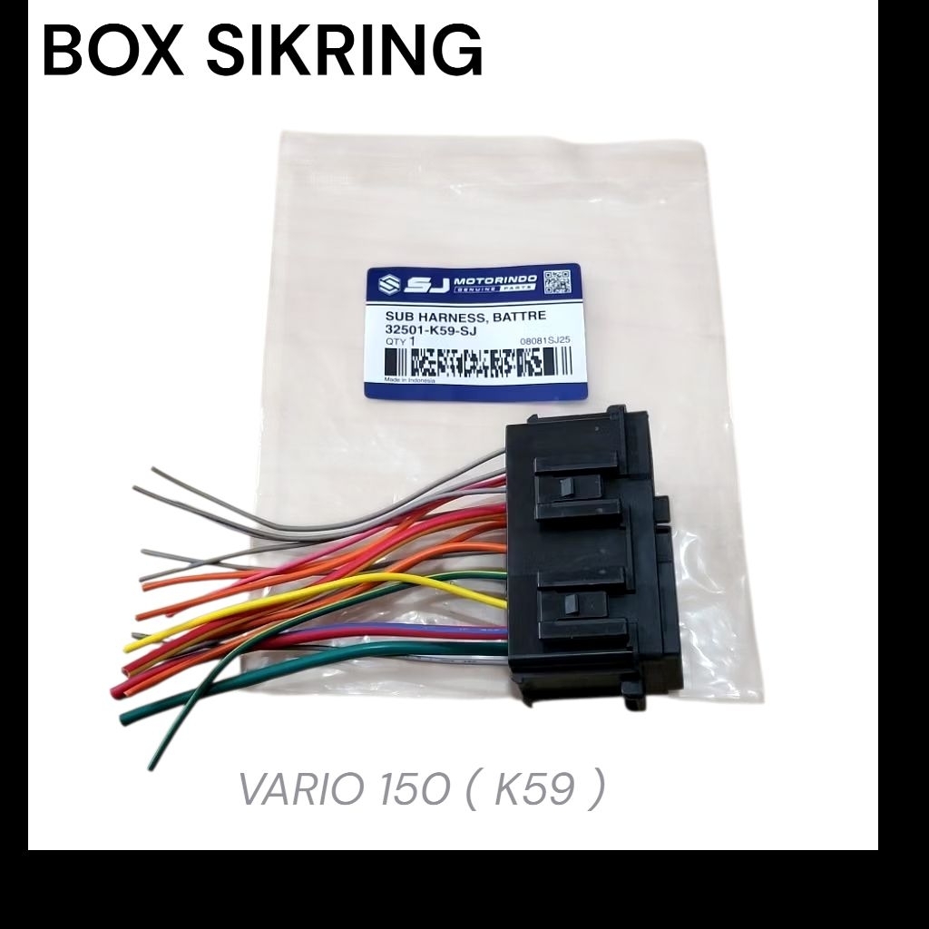 BOX SIKRING / RUMAH SEKRING VARIO 150 ( 32501-K59-SJ / VARIO 150 LED / VARIO 125 NEW FI LED /ASLI SJ
