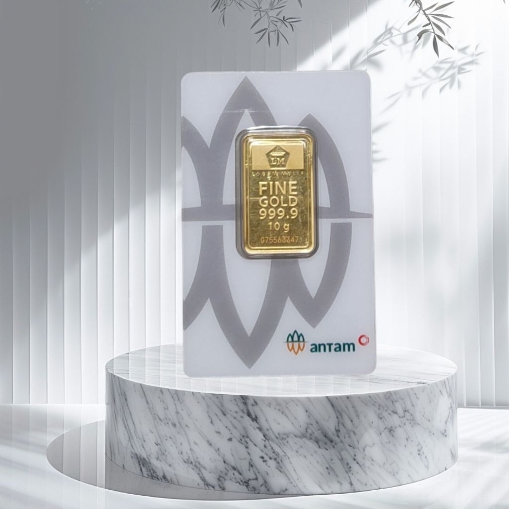 Logam Mulia Emas Antam 10 Gram Press Certieye