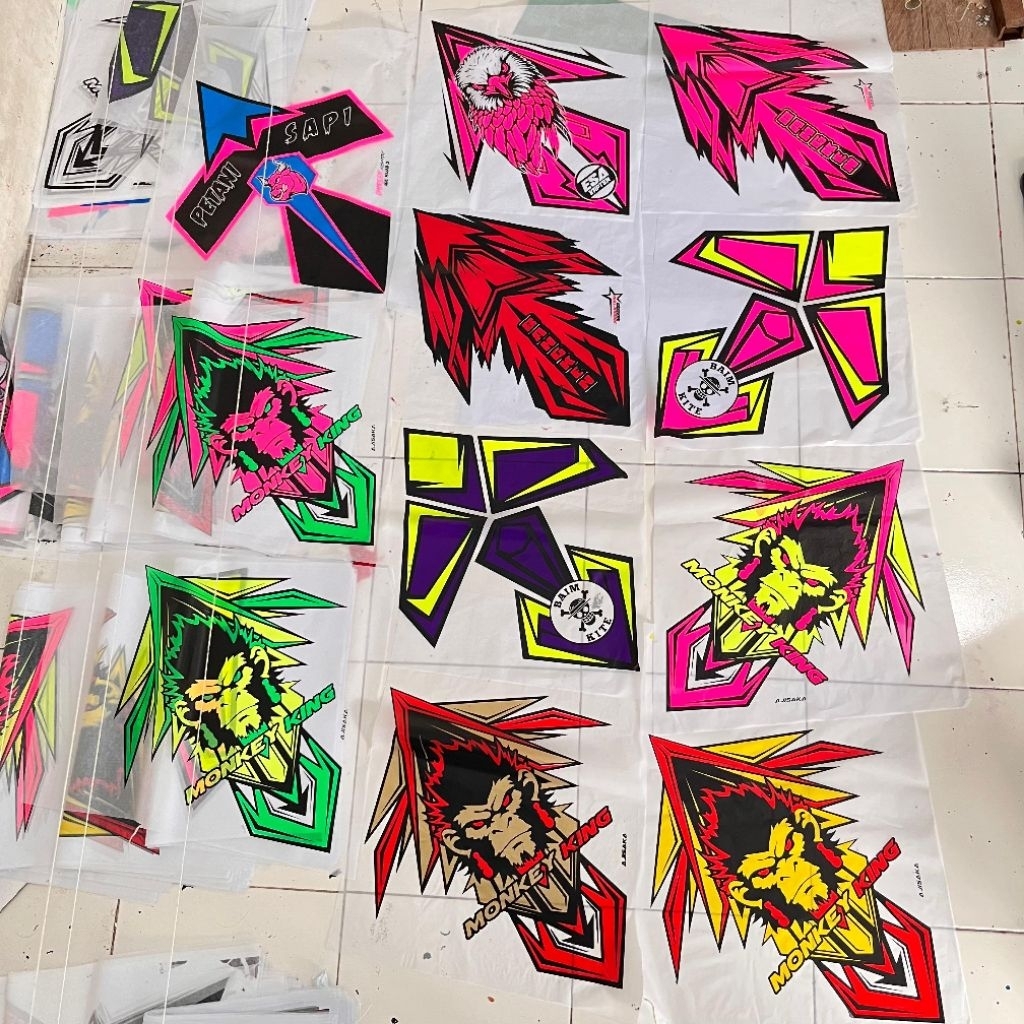 KERTAS SABLON LAYANGAN /  SAMPUL LAYANGAN / KERTAS LAYANGAN / LAYANGAN AJISAKA