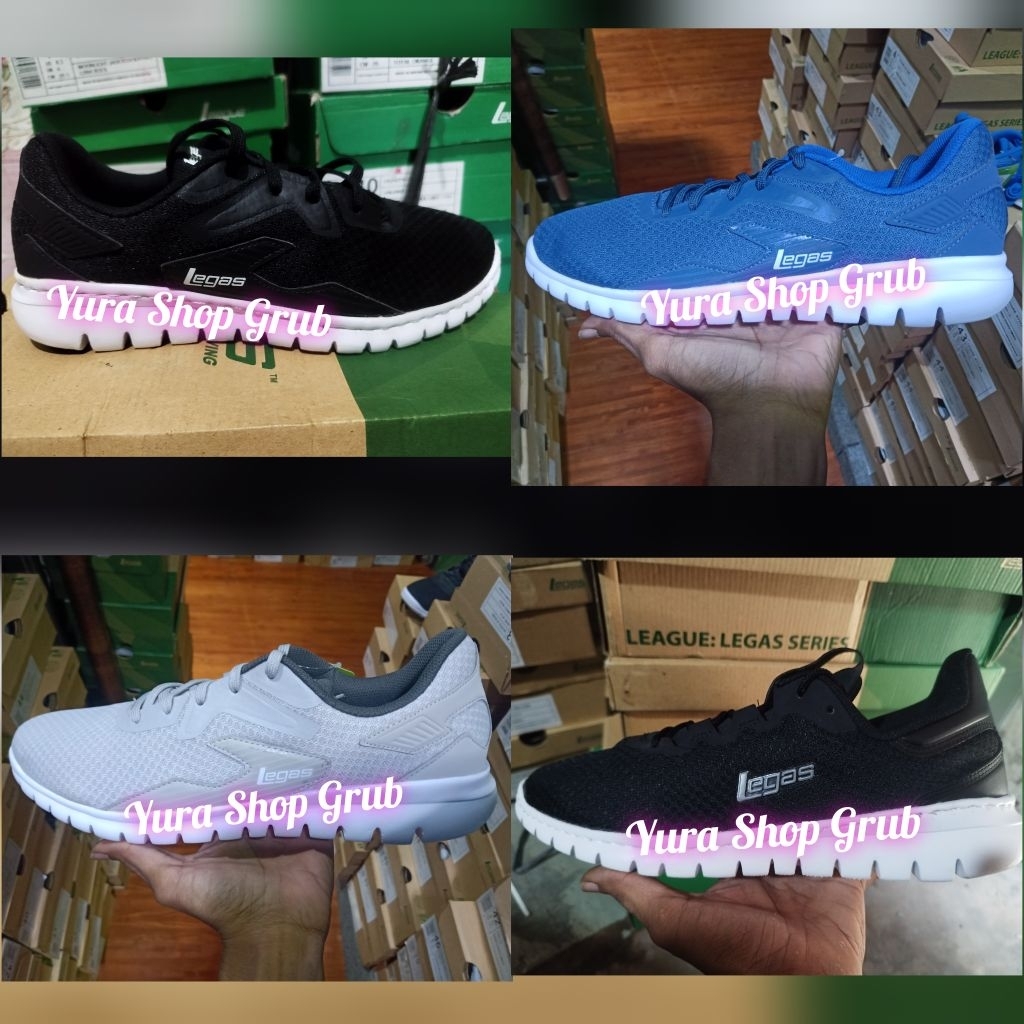 Sepatu League Legas Enzo Kanaloa Lan U Original Sepatu Olahraga Senam Jogging Pria Wanita Series Sep