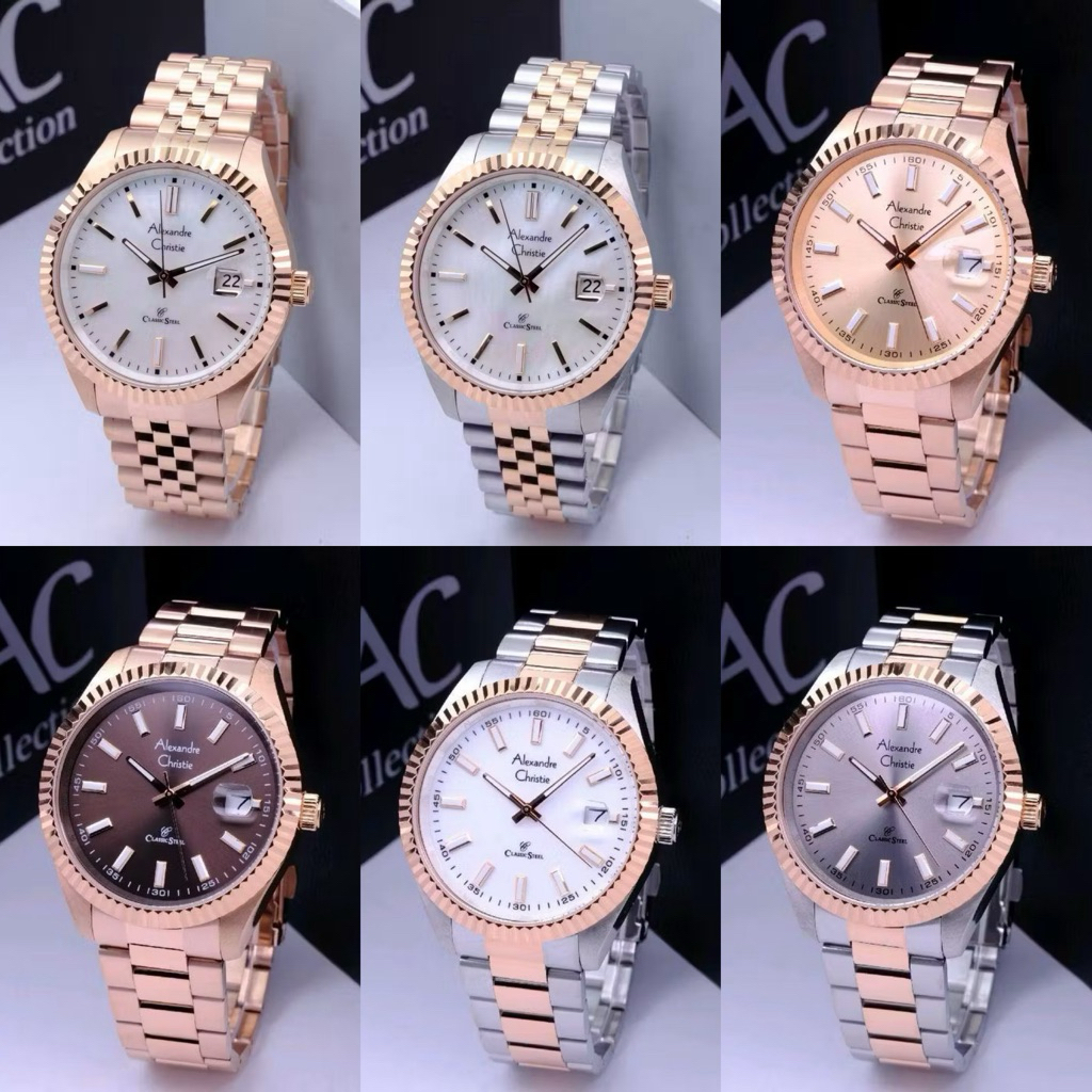 NEW | Jam Tangan Pria Alexandre Christie 5002 AC5002 / 5007 AC5007 (ORIGINAL)