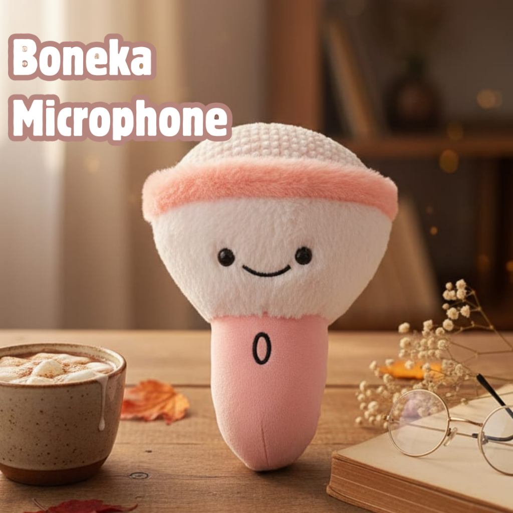 Boneka | Boneka Musik | Boneka Alat Musik Microphones| Hadiah Lucu | Kado Lucu