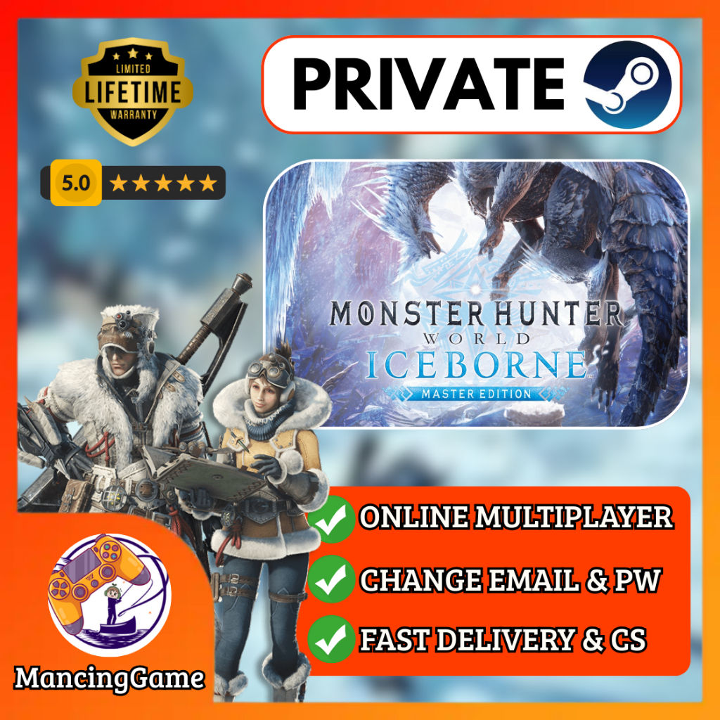 Monster Hunter World ICEBORNE | PC STEAM ACCOUNT MULTIPLAYER ONLINE