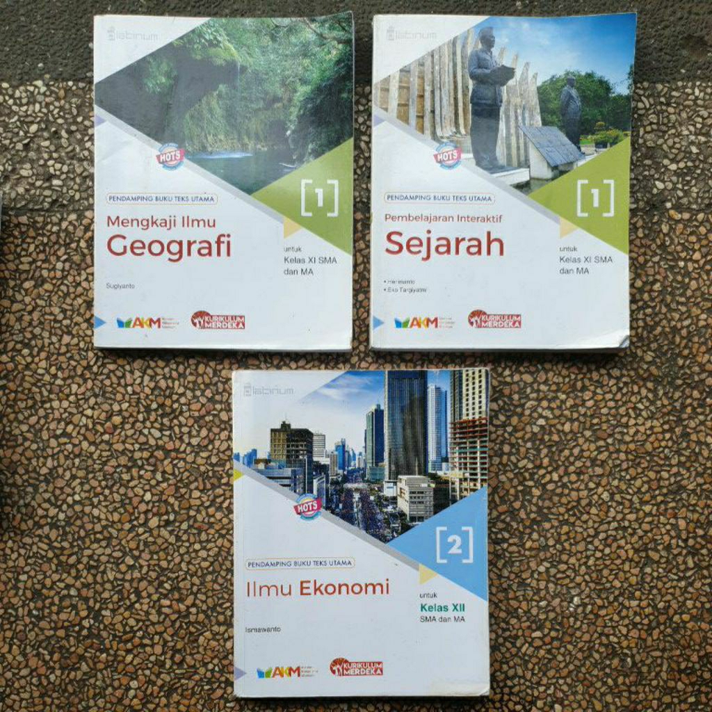 Buku Ilmu Ekonomi.Sejarah.Geografi Sma Kelas 10.11.12 Revisi Kurikulum 13 Edisi Hots Platinum Merdek