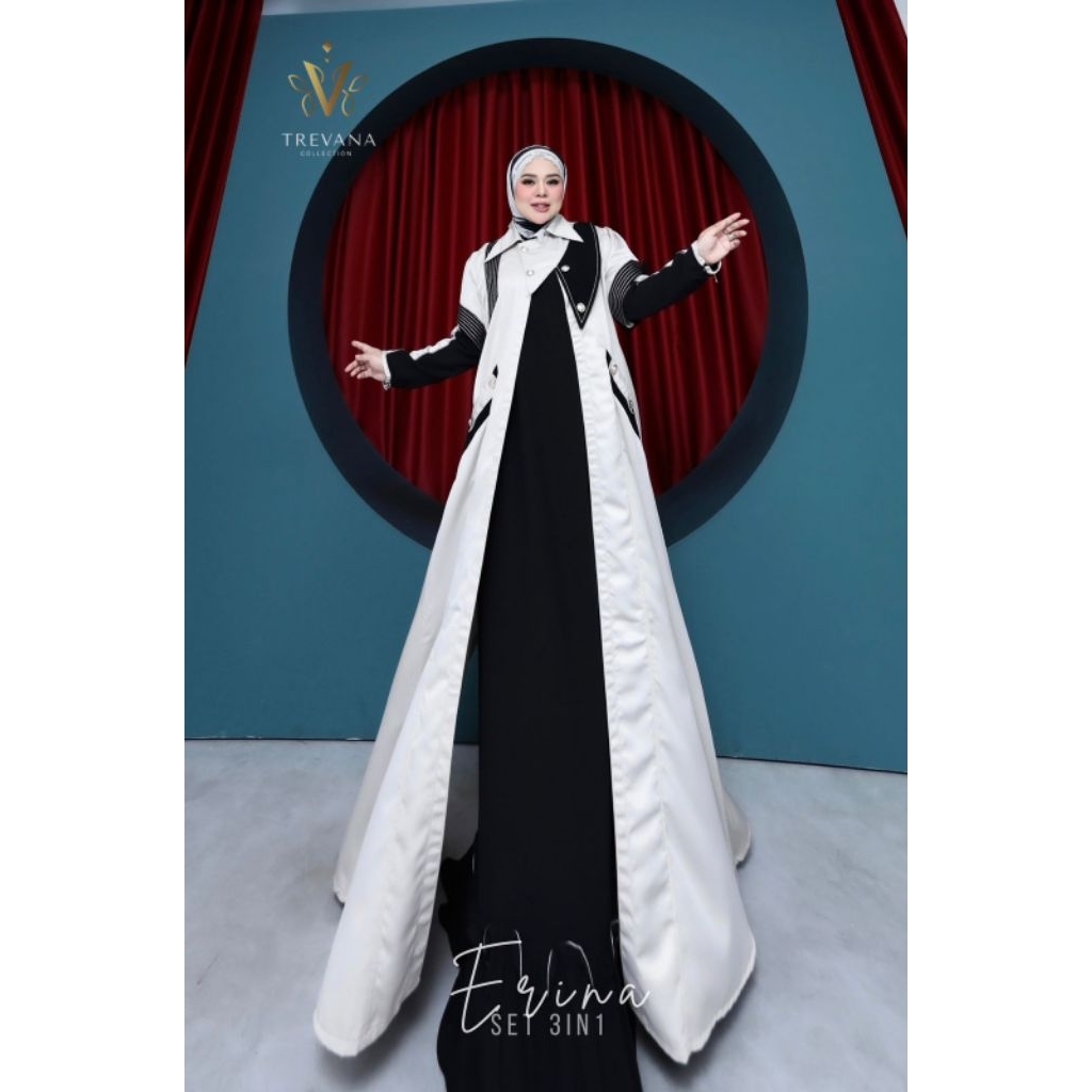 Gamis Erina set Scraft 3in1 Original by TREVANA