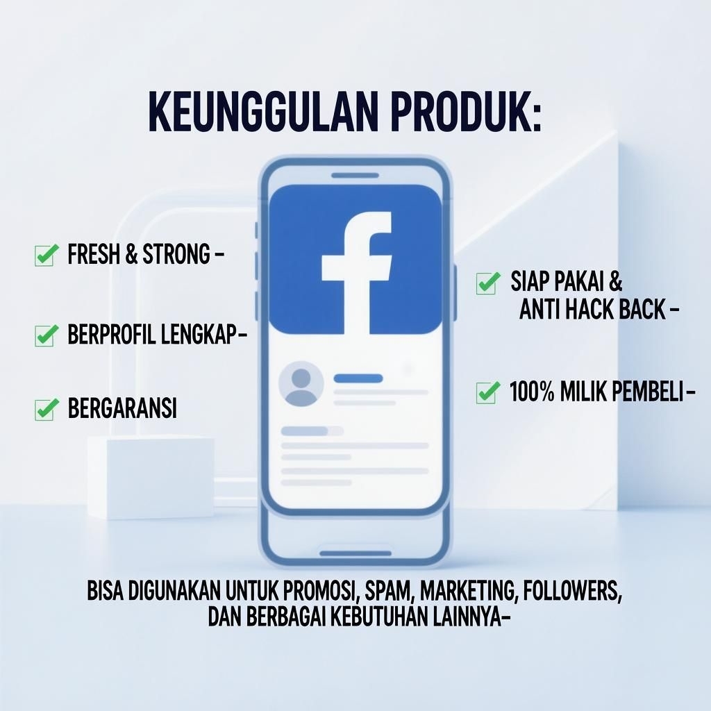 AKUN FACEBOOK FRESH A2F ON