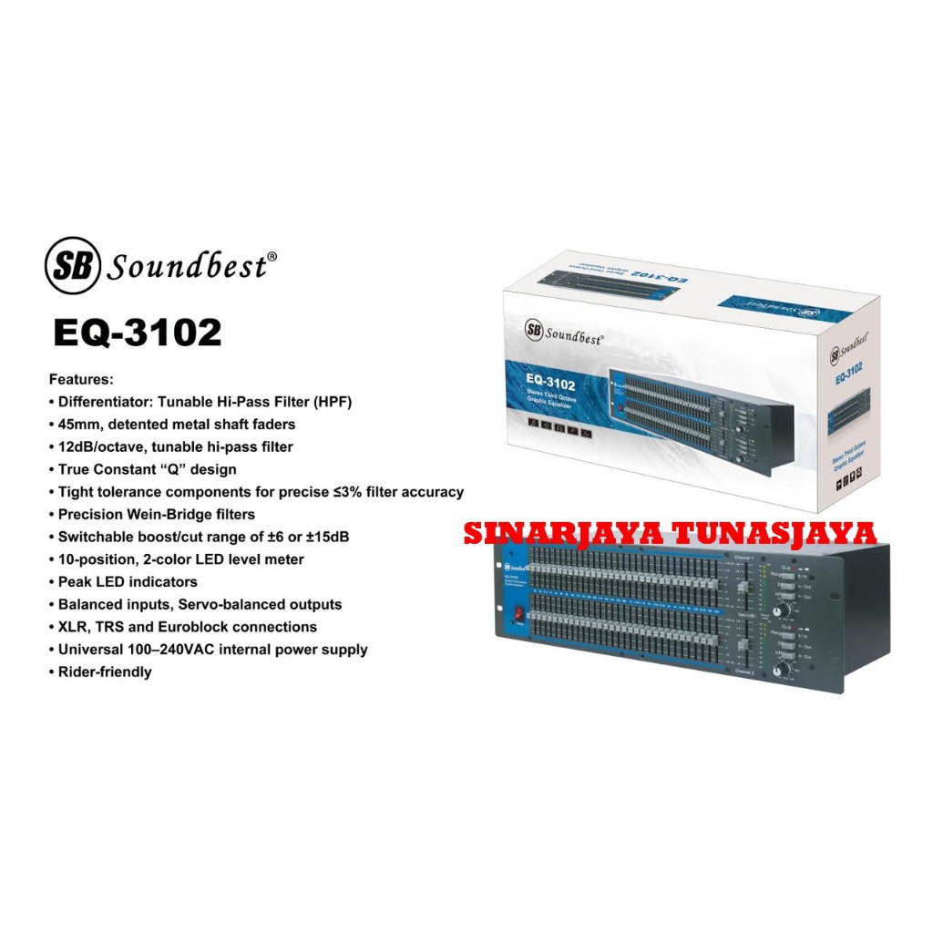 Equaliser Soundbest EQ 3102 Original