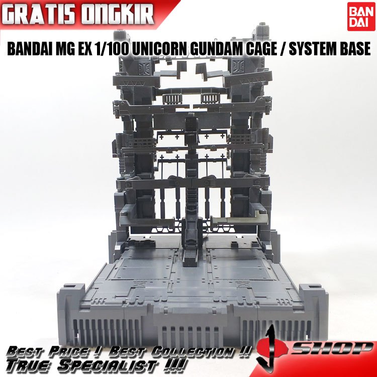 BANDAI MG EX 1/100 UNICORN GUNDAM CAGE / SYSTEM BASE MG2101