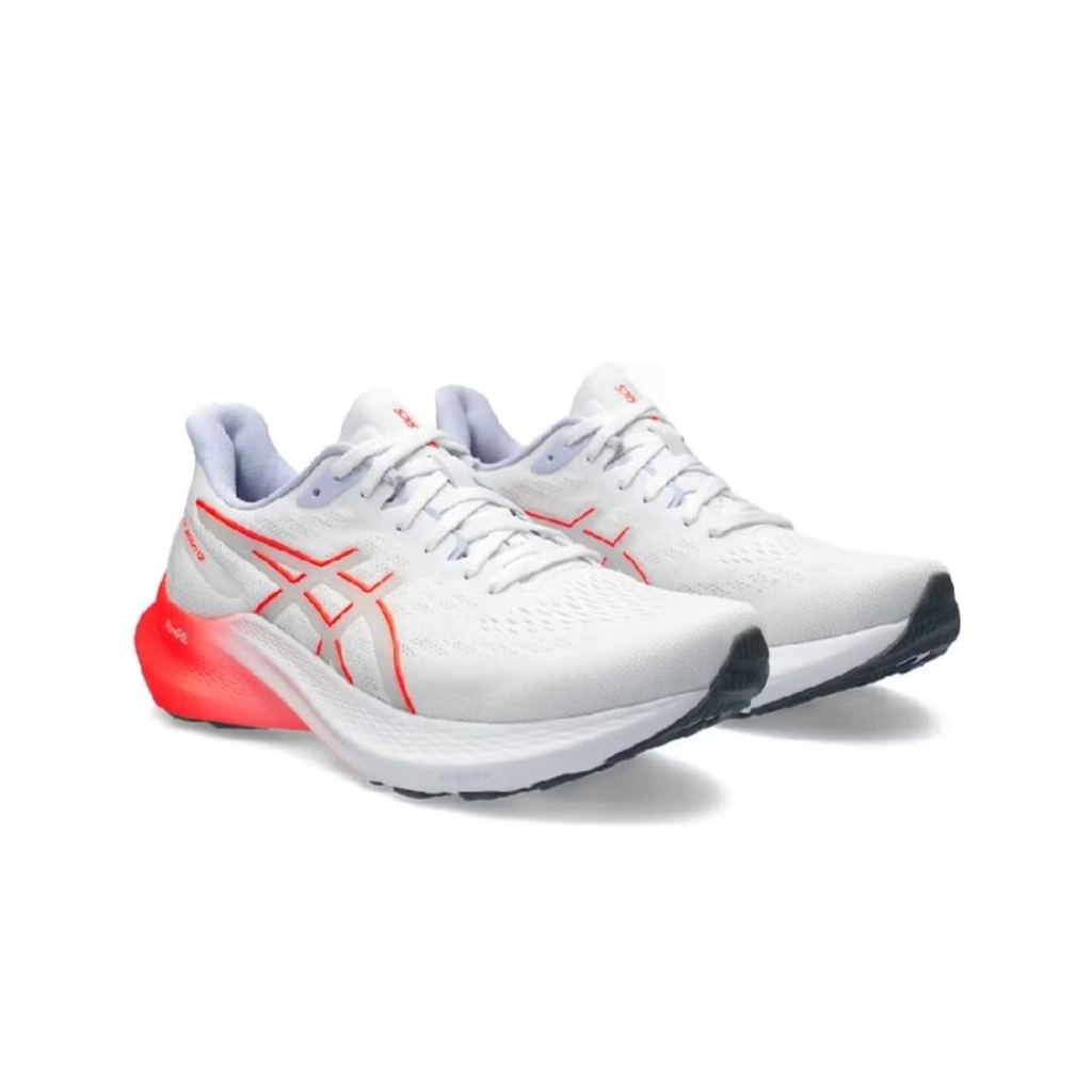 Sepatu Running Olahraga GT 2000 12 White Sunrise Red Mesh
