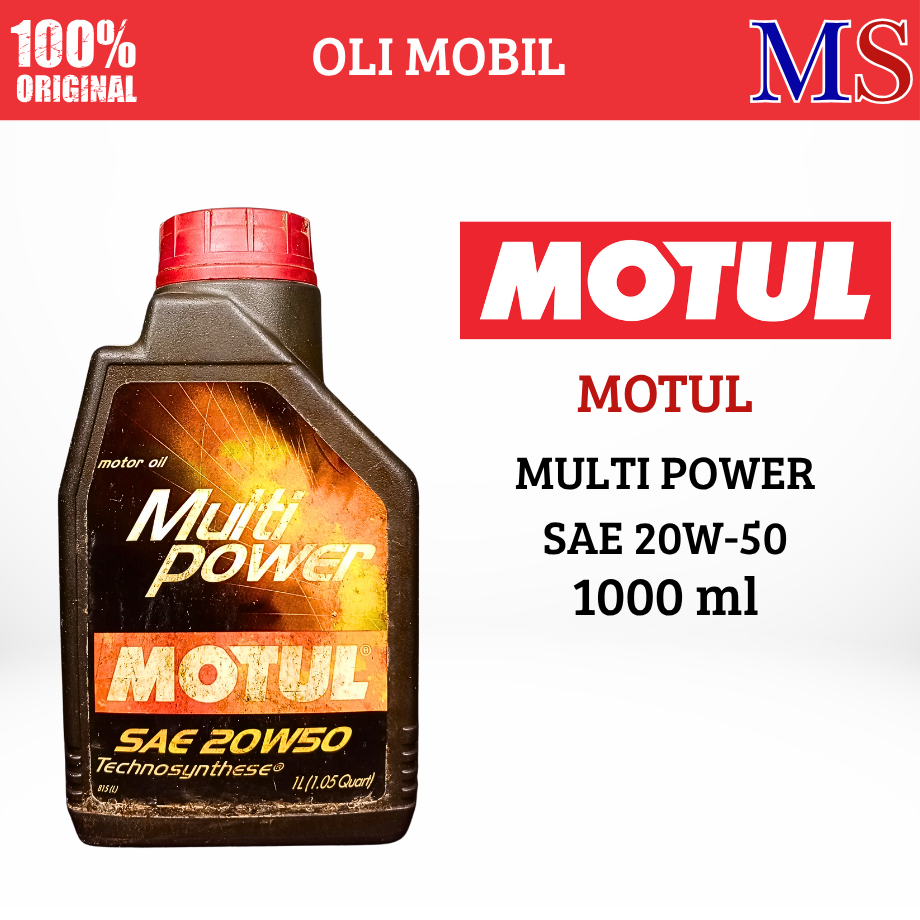 Oli Motul Mesin Mobil Multi Power 20W-50 Oli Berkualitas Tinggi