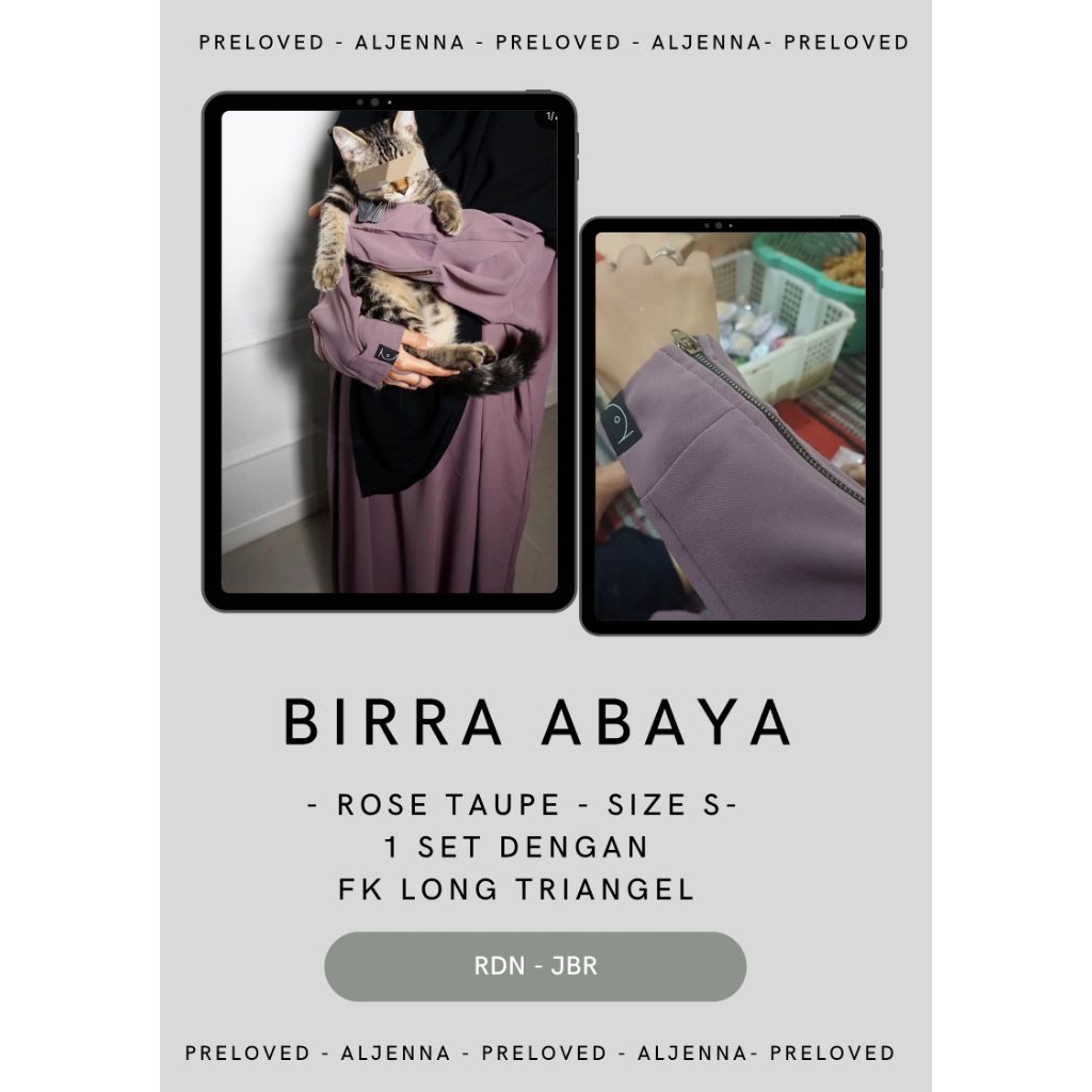 PRELOVED BIRRA ABAYA ALJENNA