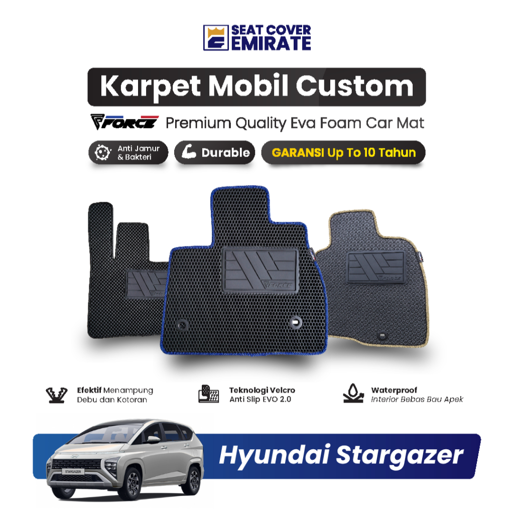 KARPET MOBIL HYUNDAI STARGAZER | EVA PREMIUM BERGARANSI BY EMIRATE