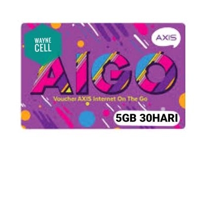 AXIS AIGO 5GB 30 HARI KHUSUS SUKABUMI