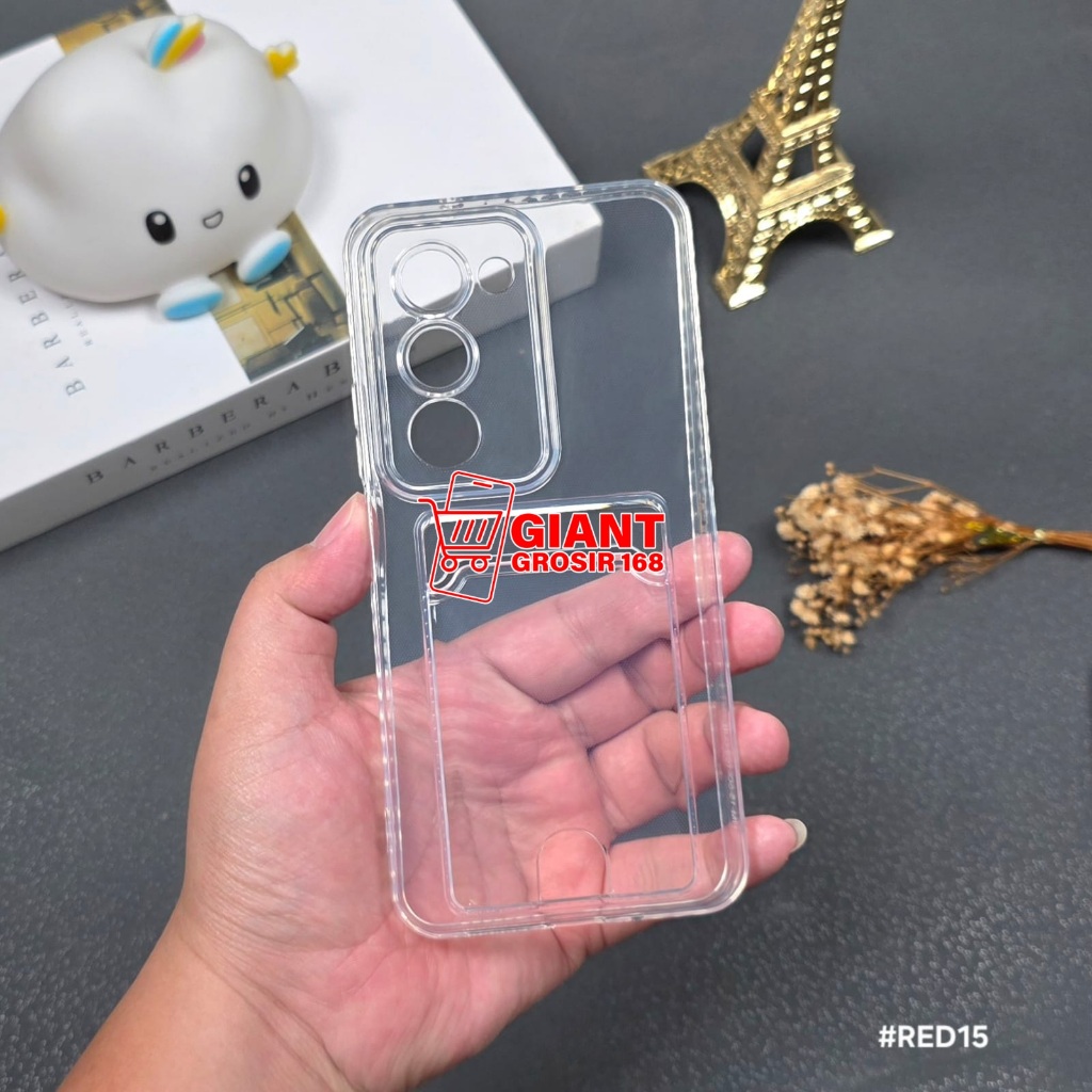Redmi 15 Redmi 15C Clear Card Slot Kartu Bening Case Redmi 15 Redmi 15C