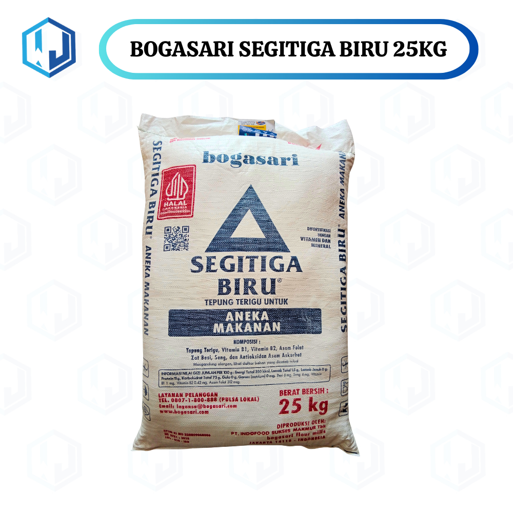 TERIGU SEGITIGA BIRU 25KG