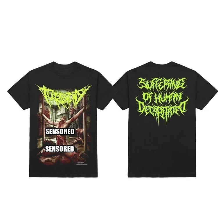 ORIGINAL TSHIRT TURBIDITY - Suffering of human Decapitated
