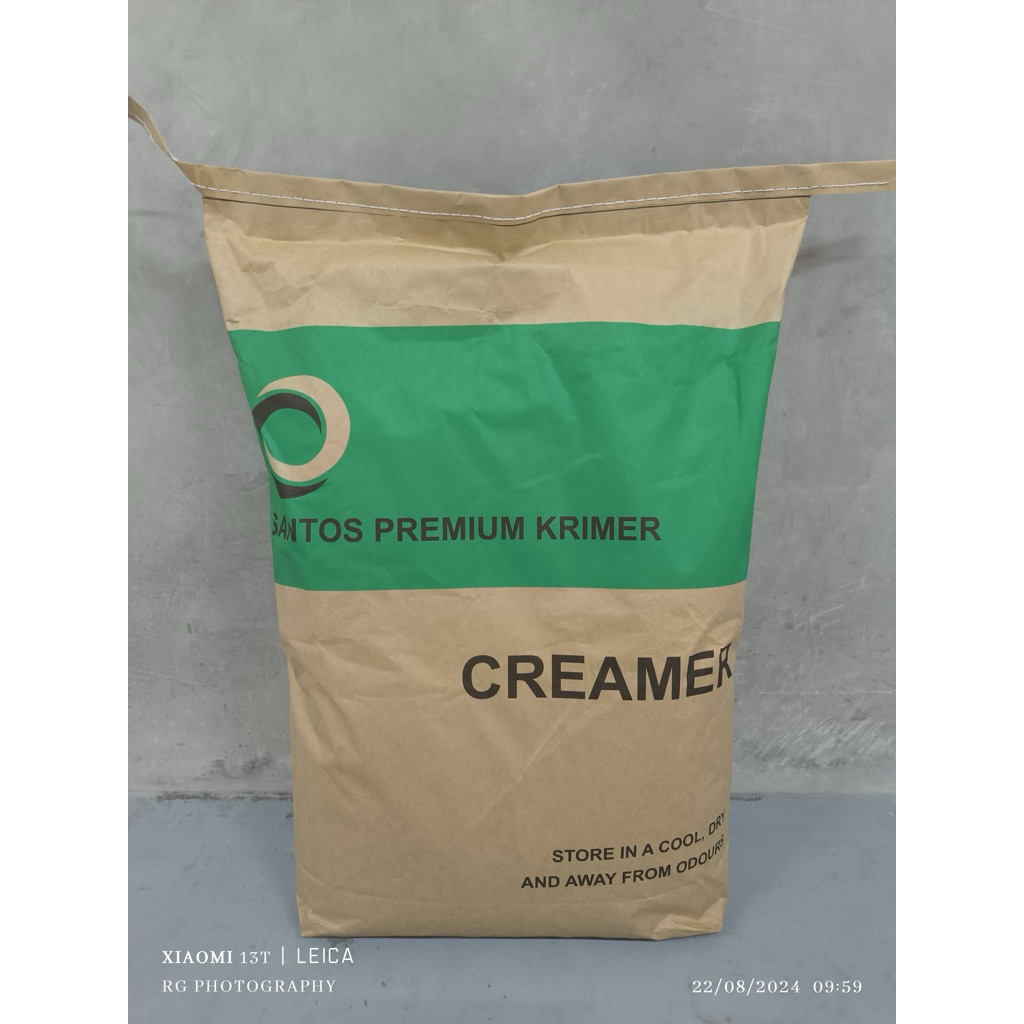 Santos Premium Krimer Bubuk/Creamer Powder 1 sak 25 kg ECP 90 - Krimer Nabati (Non-Dairy Creamer)
