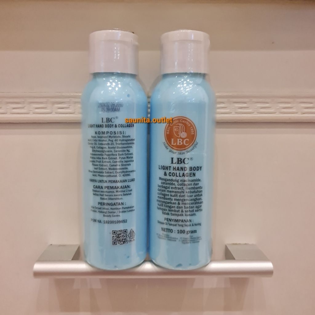 LBC Lightening Hand & Body Lotion + Collagen