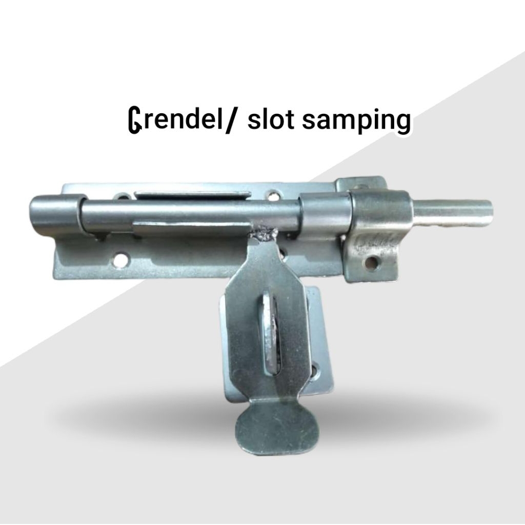 kunci pagar slot grendel samping besar