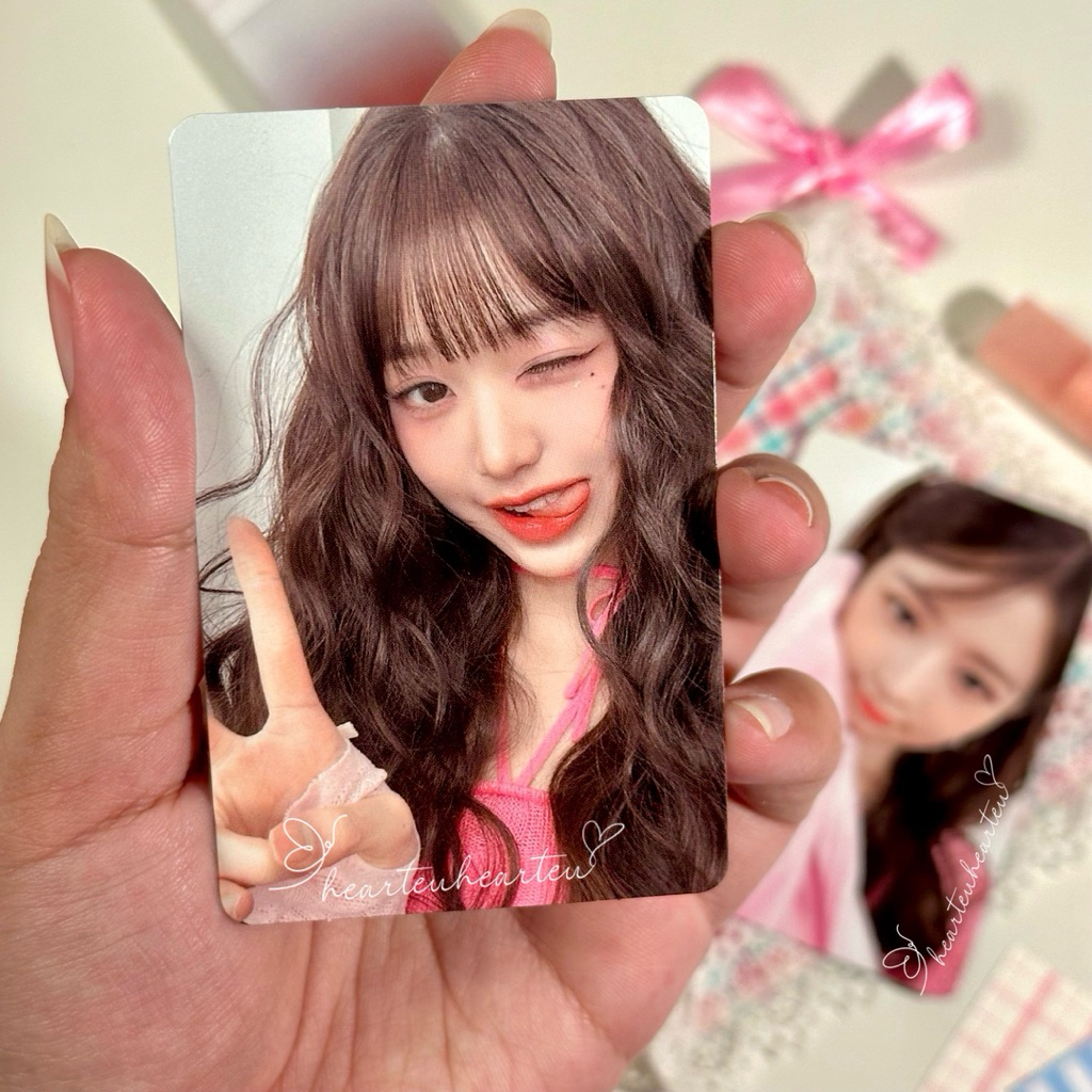 hearteuhearteu — [READY STOCK INA] [OFFICIAL] IVE Jang Wonyoung & Naoi Rei Photocard, from POB Sound