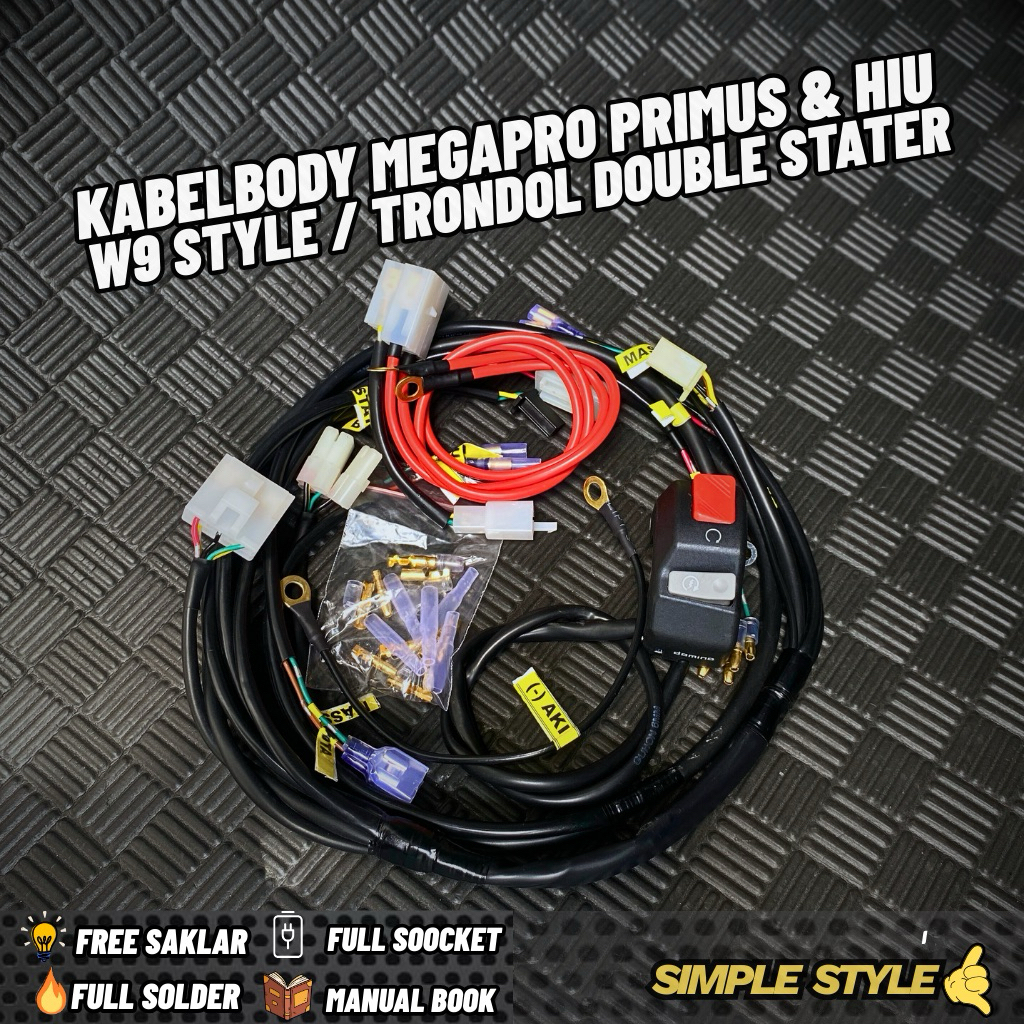KABEL BODY MEGAPRO PRIMUS/HIU SIMPEL MODEL W9