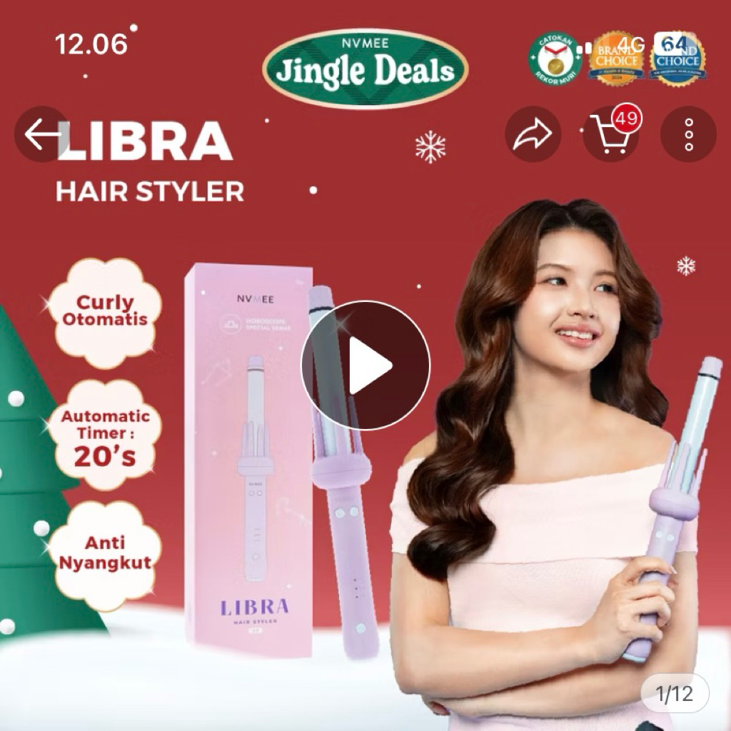 [NEW SEALED] NVMEE Libra Hair Styler 2.0