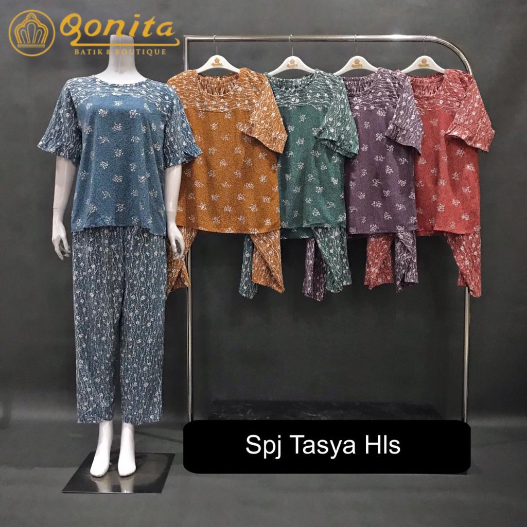 one set/ setelan celana Tasya hls Qonita batik Pekalongan