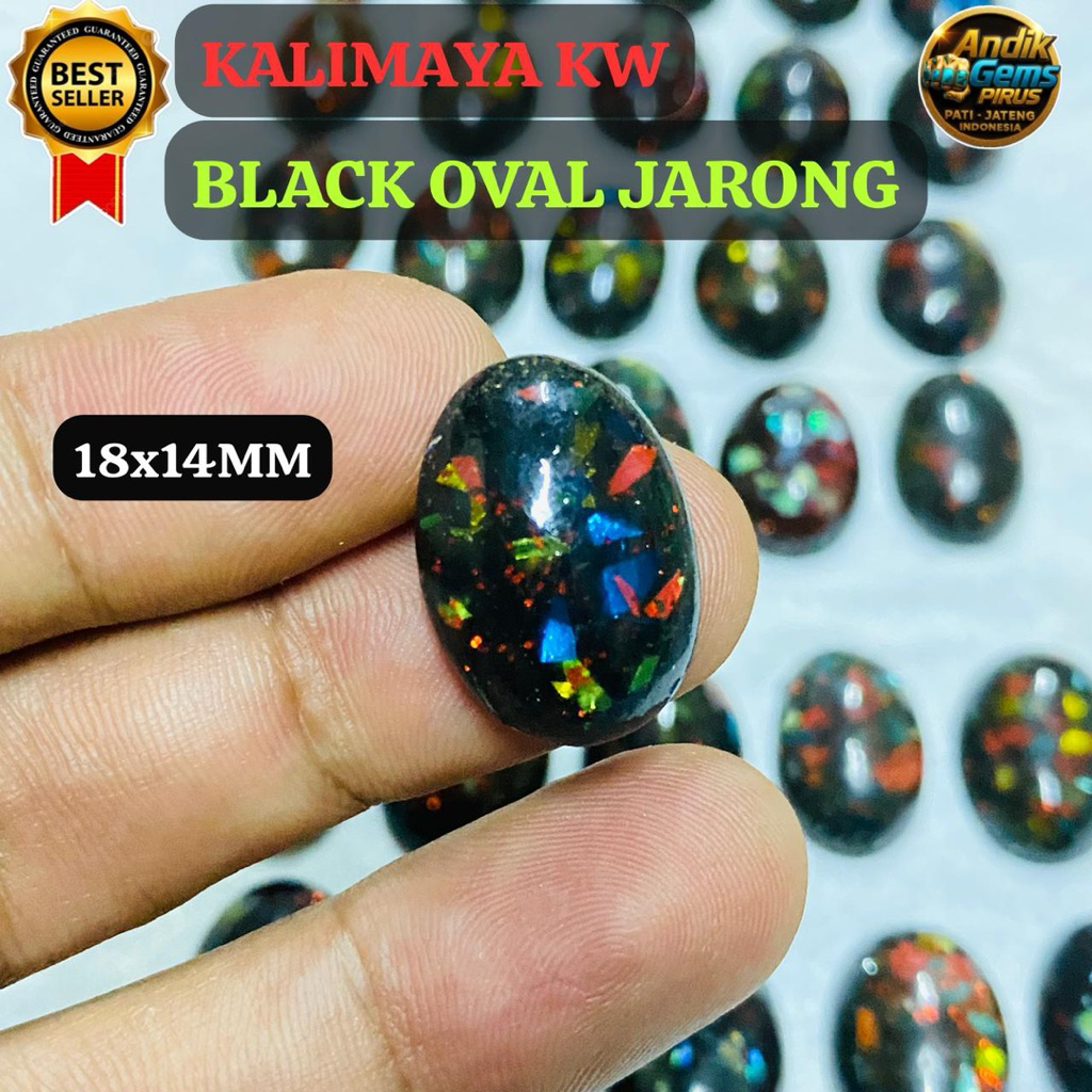 BATU KALIMAYA BLACK OVAL KW