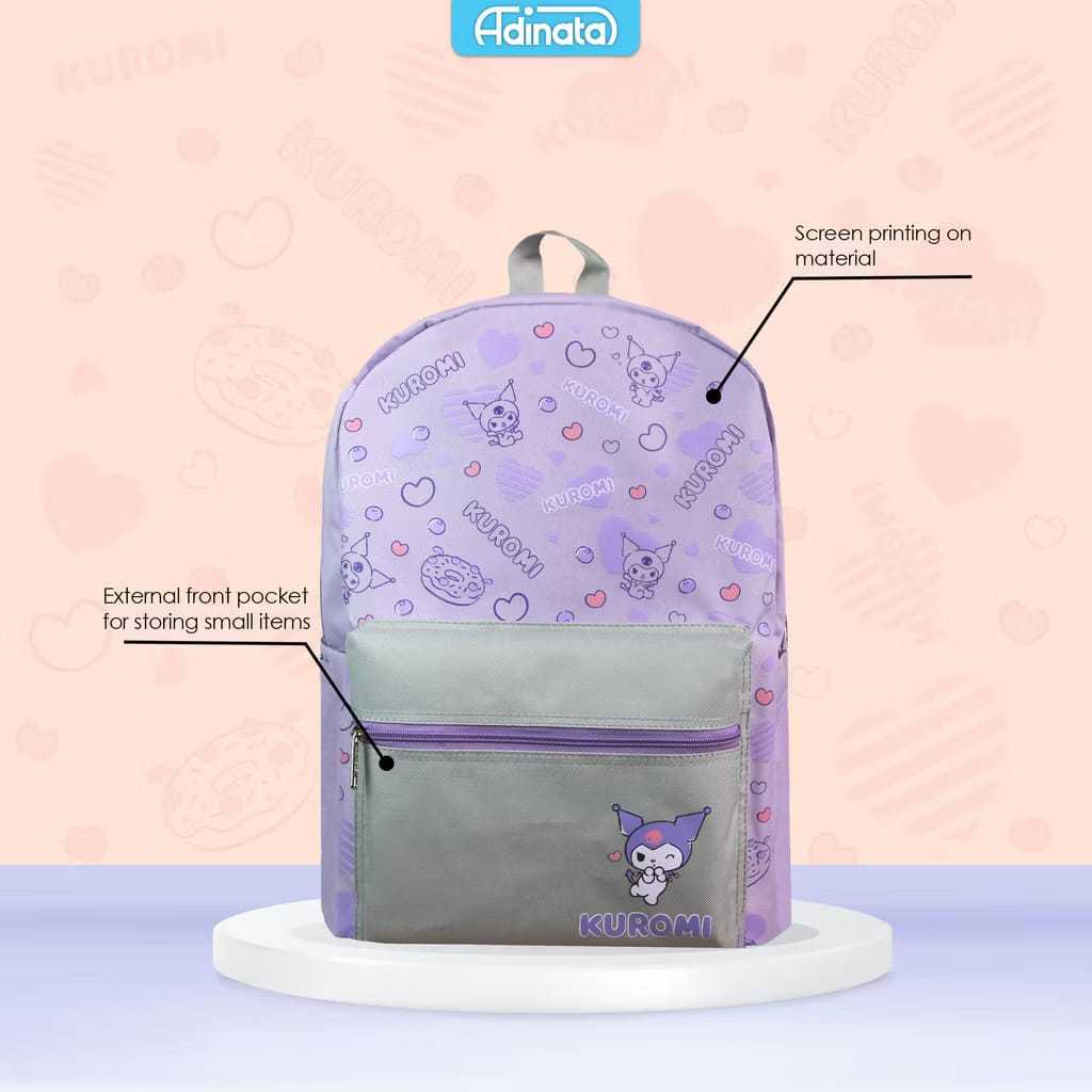 GRAMEDIA MAL PEKANBARU (ORIGINAL) ADINATA  KUROMI FASHION RUCKSACK XL 2532-0261